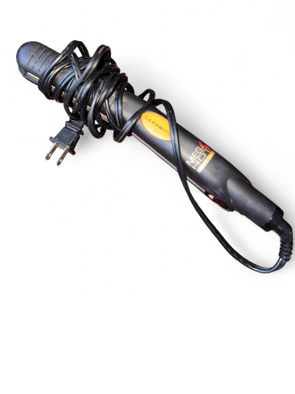 Mega Hot Ceramic Hair Straightener- Black